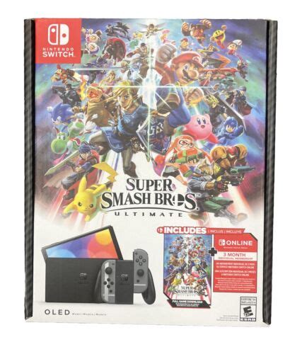 Nintendo Switch Oled Model Super Smash Bros Ultimate Bundle Limited