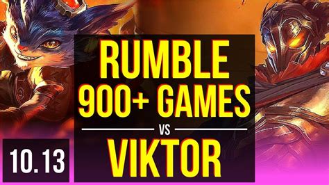 Rumble Vs Viktor Mid 1 6m Mastery Points 900 Games 2 Early Solo