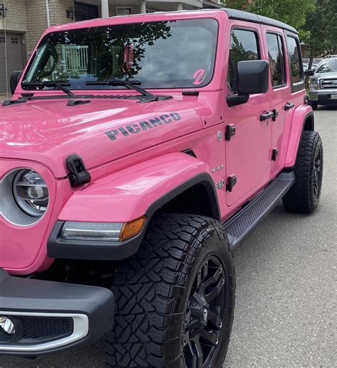 Pin By Valeria Jimenez On Pink Car Pink Jeep Pink Jeep Wrangler