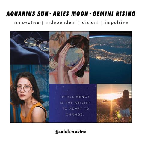 An Advertisement For The Aquarius Sun Aris Moon Geni Rising Event