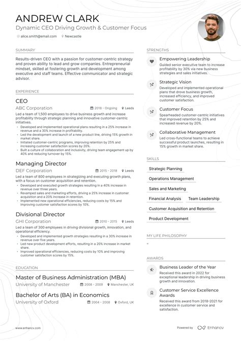 3 Ceo Cv Examples For 2023