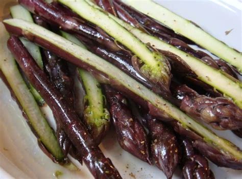 Grilled Purple Asparagus Recipe Just A Pinch Recipes