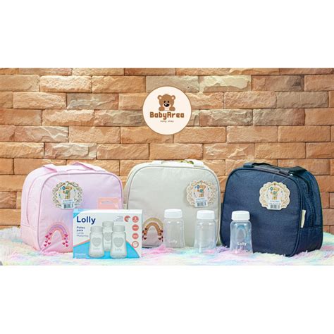 Kit 3 Potes Frasqueira Termica Bolsa De Bebe Para Armazenar Leite