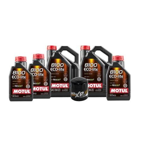 Motul Oem Engine Oil Change Kit 0w20 13 Liter Eco Lite 8100 Ebay