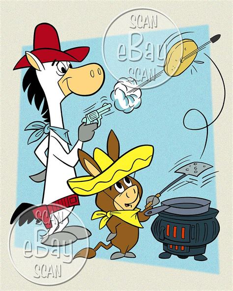 Rare! QUICK DRAW McGRAW Cartoon Color TV Photo HANNA BARBERA Studios ...