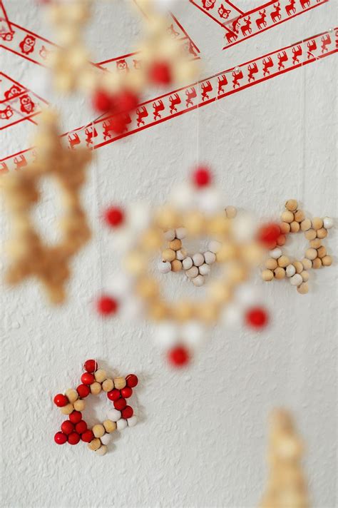 Tis The Season Diy Beaded Star Ornaments Motte