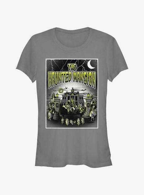 Disney Haunted Mansion Horror Mansion Poster Girls T Shirt Hot Topic