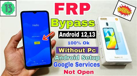 Redmi A1 FRP Bypass Without Pc New Trick Android SetUp Not Open