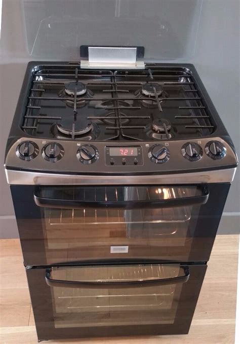 Zanussi ZCG662GXC gas cooker. Freestanding black 60cm wide double oven | in Fareham, Hampshire ...