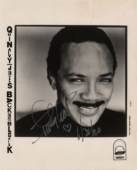 Quincy Jones Signed Photograph | RR Auction