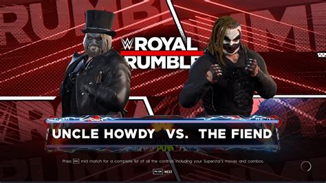 Uncle Howdy Vs The Fiend Wwe K Youtube