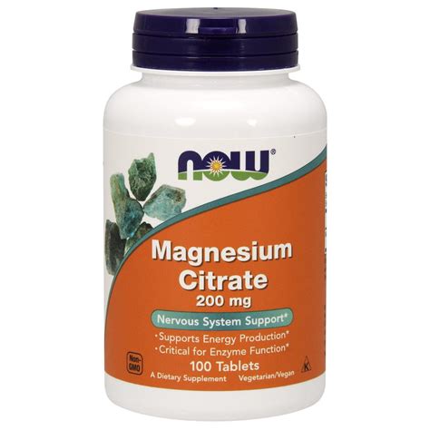 MAGNESIUM CITRATE TABS, 200mg, 100ct – Mother's Cupboard Nutrition