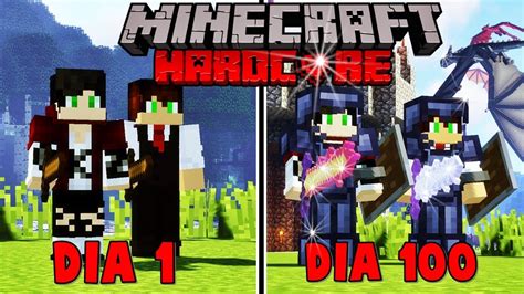 SOBREVIVI 100 Dias meu AMIGO em UM MUNDO DE DRAGÕES no Minecraft