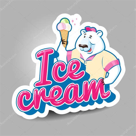 Polar Bear Ice Cream Logo