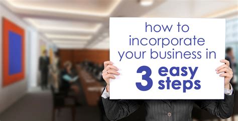 How to Incorporate Your Business in 3 Easy Steps - Small Business ...