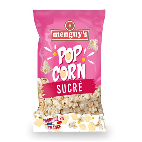 Pop corn éclaté sucré MENGUY S le sachet de 100g à Prix Carrefour