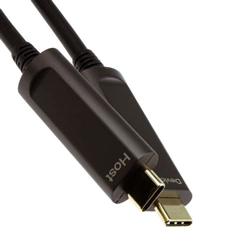 Long USB 3 1 Type C Active Optical Cable AOC 5V 900mA 10Gbps Data