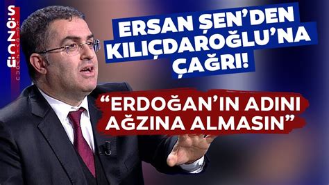 Prof Dr Ersan Şen Erdoğan Meseleyi Bu Kavga Üzerine Kuracak Diyerek