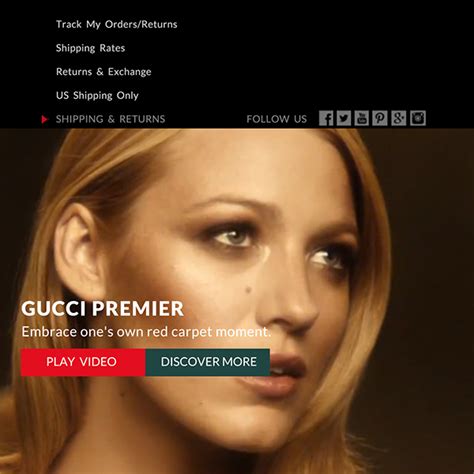 Gucci Website Redesign Concept On Behance