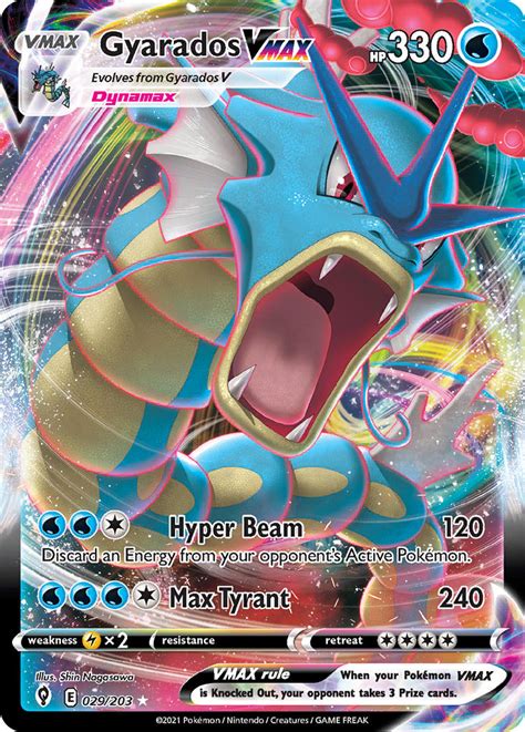 Gyarados VMAX Evolving Skies EVS 029 PkmnCards