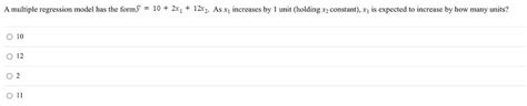 Answered A Multiple Regression Model Has The Bartleby