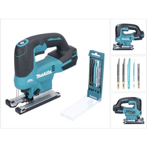 Makita DJV 184 Z Akku Stichsäge 18 V Brushless 5 tlg Stichsägeblatt