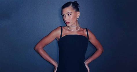 Hailey Bieber Is Summer Ready With Stringy Bikini Bottoms White Wet