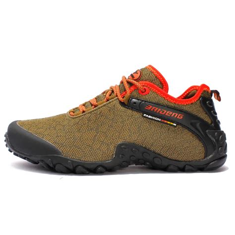 Good quality 2017 new hiking shoes mesh rubber sole men outdoor shoes ...