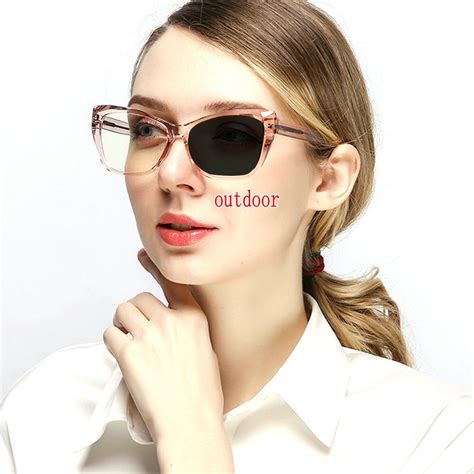 Gafas De Sol Fotocrom Ticas Para Mujer Lentes Para Miop A Con Acabado