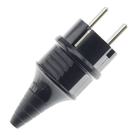 Schuko F Type Power Connector 230V 16A Ø15mm Audiophonics