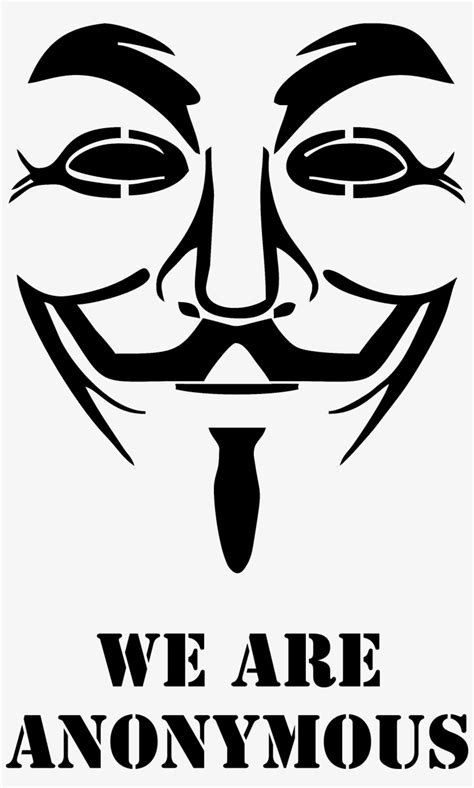 Anonymous Mask Stencil