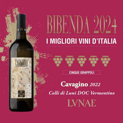 Cinque Grappoli Bibenda 2024 Cantine Lunae