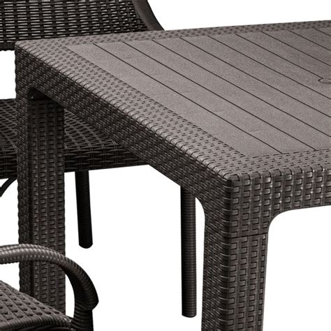 Bahex Bambu Kare 90X90CM Rattan Bahçe Balkon Masa Takımı 4 Fiyatı