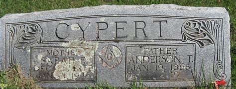 Anderson Tidance Cypert Find A Grave Memorial