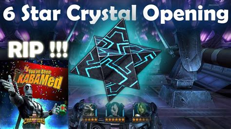 6 Star Crystal Opening Number 5 Marvel Contest Of Champions Youtube