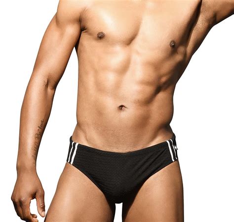 Andrew Christian Swim Brief Sports Mesh Bikini Black Andrew