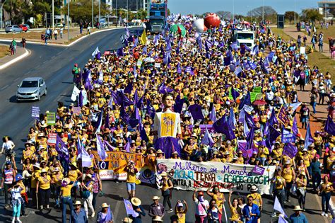 Marcha Das Margaridas Foto Isadora Mendes Marcha Mundial Das