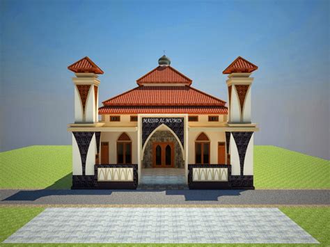 Desain Masjid Modern Sederhana Nyaman Menyejukan Bela Properti Terbaru