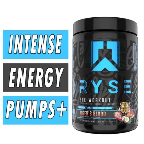 Ryse Project Blackout Pre Workout High Stim Pre