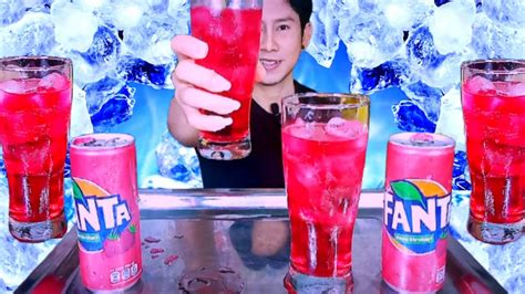 MUKBANG MINUMAN SEGAR BERSODA Drink ASMR DRINK Ice ASMR Bottoms Up