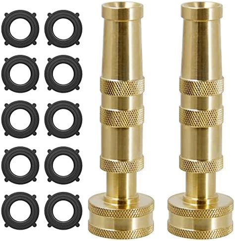 Amazon Pack Gilmour T Solid Brass Adjustable Twist Hose Spray