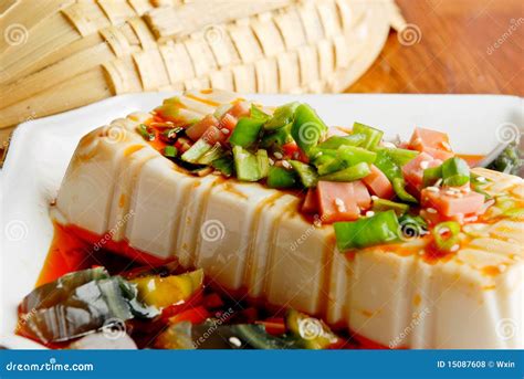 Chinese Food Tofu And Preserved Eggs Stock Photo Image Of Tasty