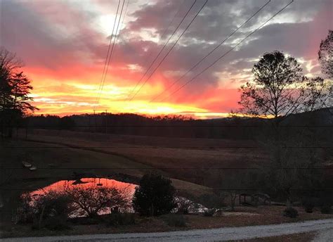 Country Morning Sunrise It Sure Was Cold That New Da Flickr