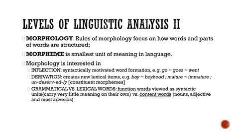 Ppt Introduction To English Linguistics Powerpoint Presentation Free