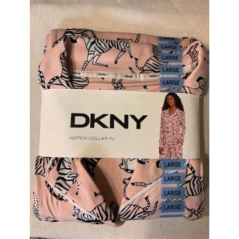 Dkny Intimates And Sleepwear Dkny Womens Notch Collar 2piece Long