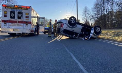 Crash Involving Overturned Vehicle Injures 3 On Route 57 In Warren