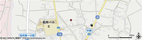 茨城県坂東市岩井1964の地図 住所一覧検索｜地図マピオン