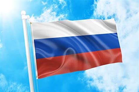 Dmse Russia Russian Flag 2x3 Ft Foot 100 Polyester 100d Flag 2 X 3