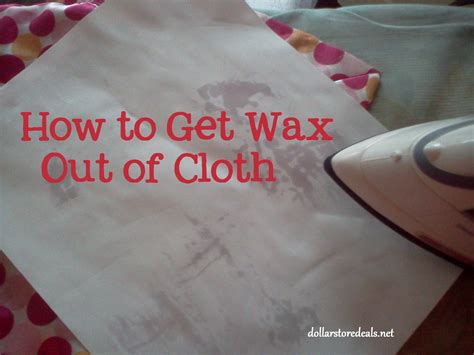 How To Get Wax Out Of Clothes I Might Need To Do This After Pascha