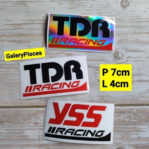 Jual Stiker Racing Motor Sticker Cutting Tdr Yss Shopee Indonesia